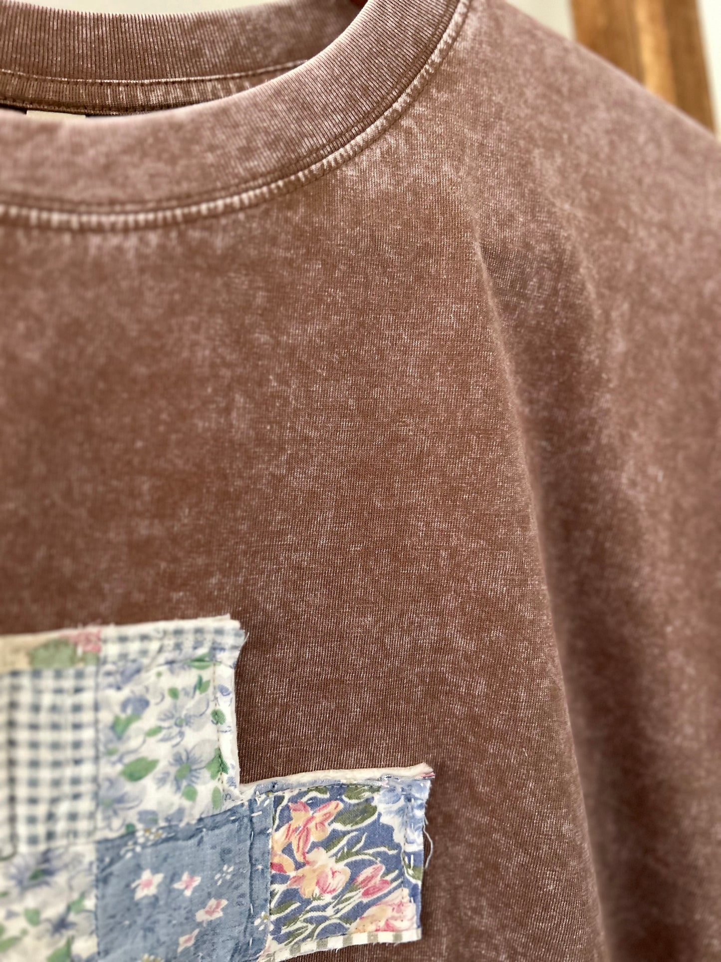 Vintage Quilt Cross Tee