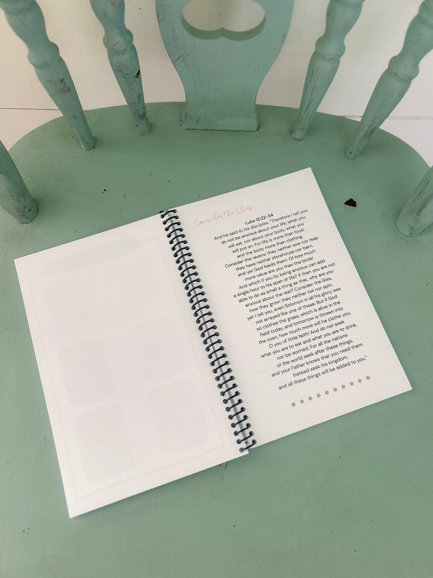 Brown Gingham Prayer Journal Set