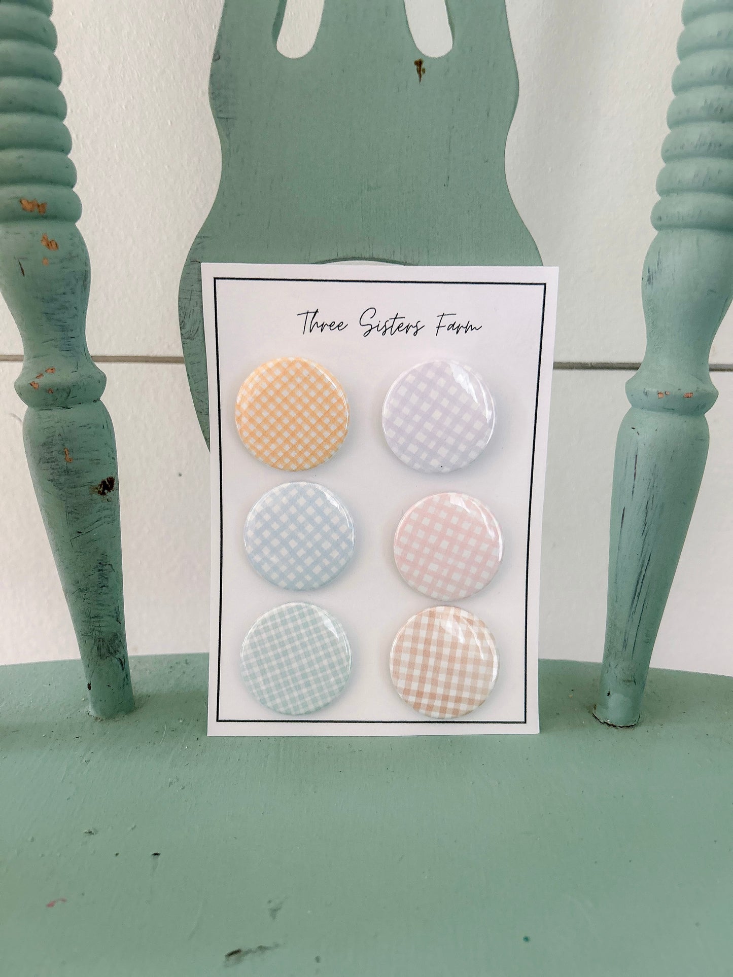 Magnet Set-Gingham