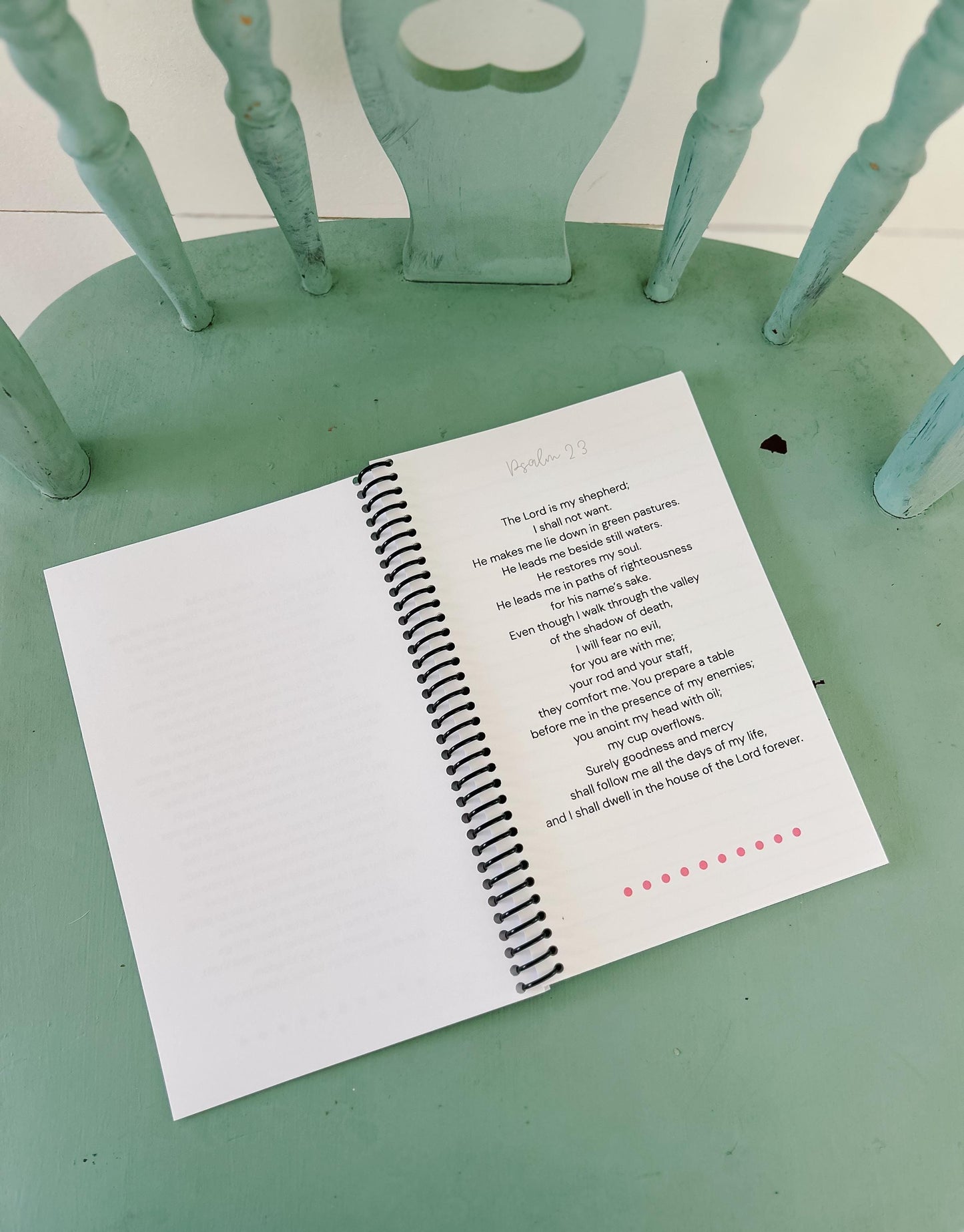 Pink Gingham Bible Study Journal Notebook Set…Sermon Notebook Set…Gift Set