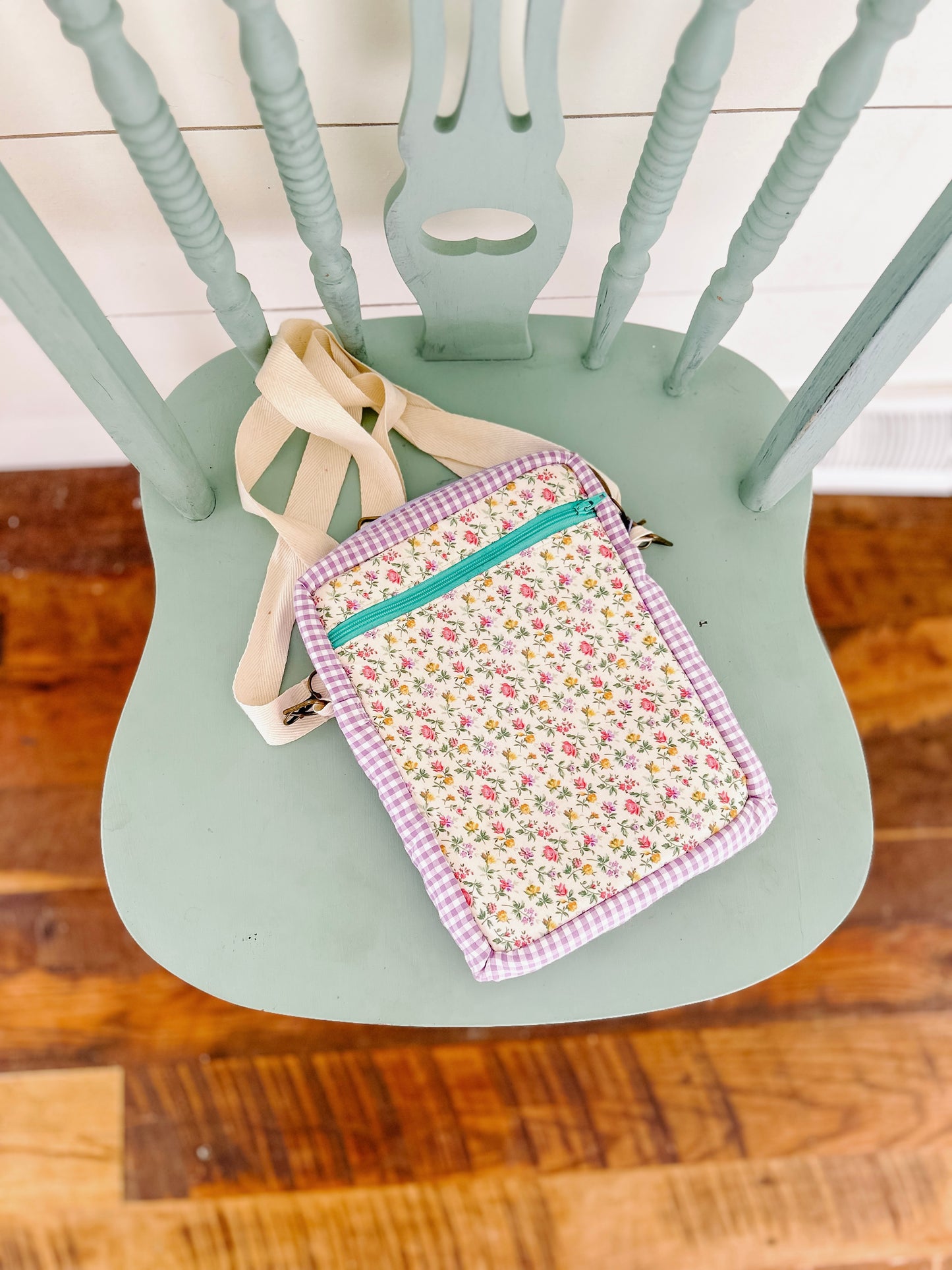 Handmade Floral Bible Purse