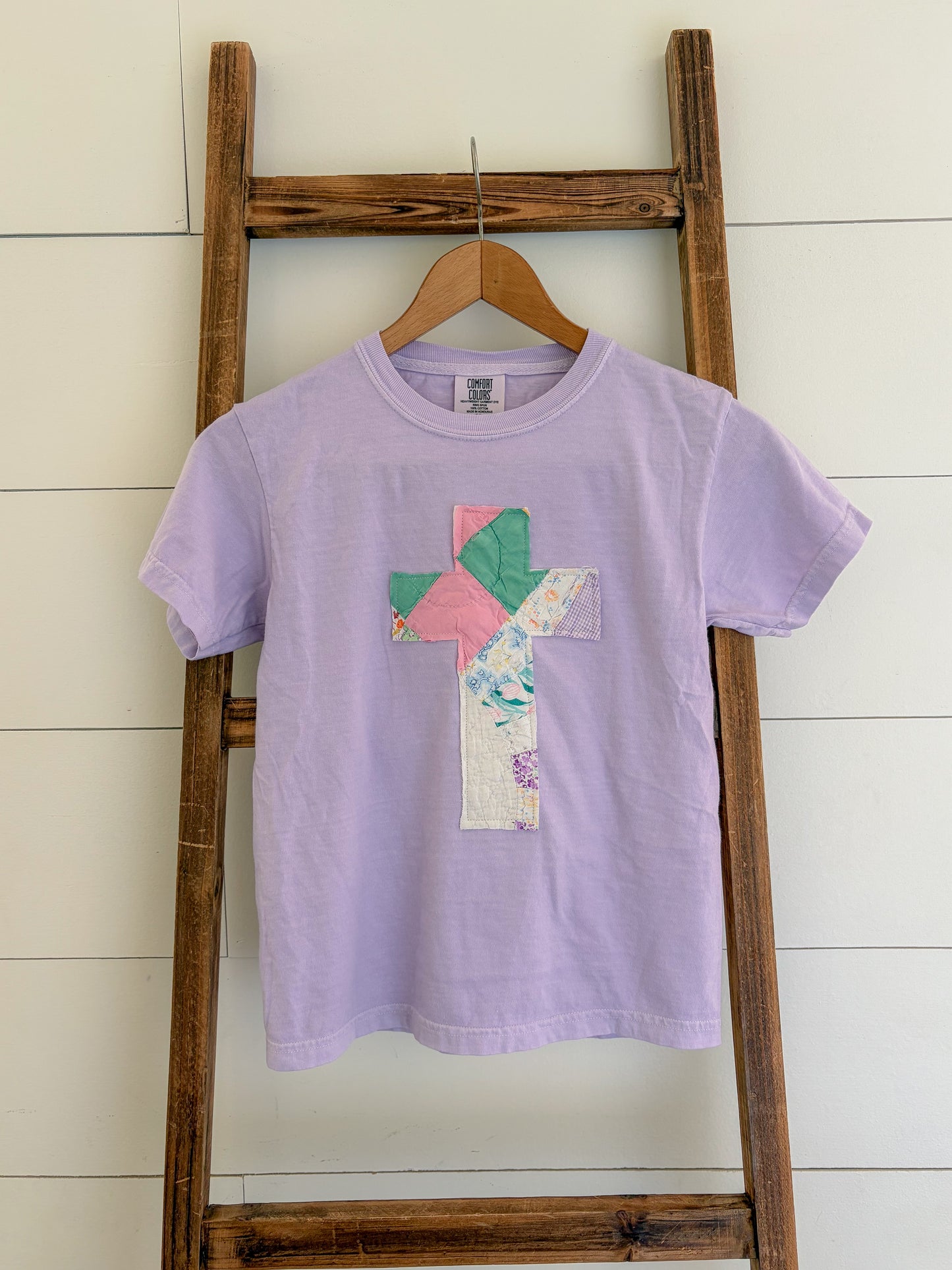 Vintage Quilt YOUTH Cross Tee