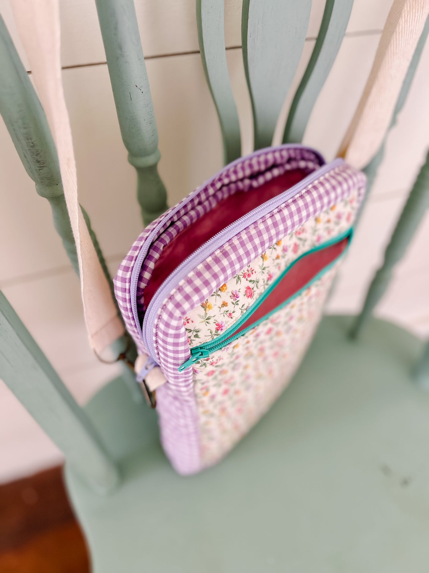 Handmade Floral Bible Purse