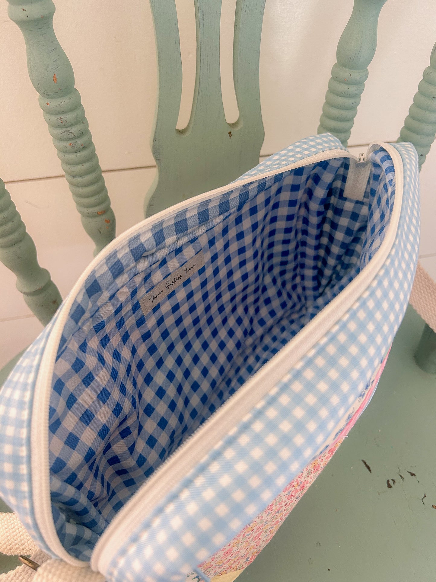 Handmade Vintage Quilt Crossbody Bag