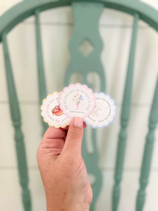 Bible Verse Sticker Set