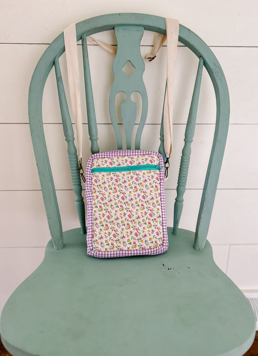 Handmade Floral Bible Purse