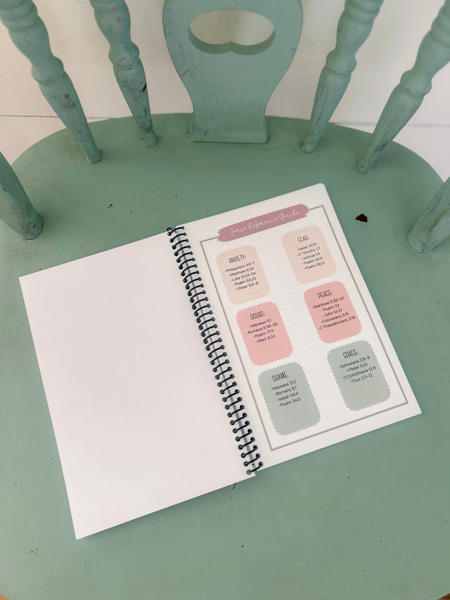 Brown Gingham Prayer Journal Set