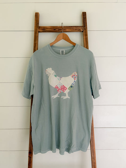 Size XL Quilted Chicken Tee